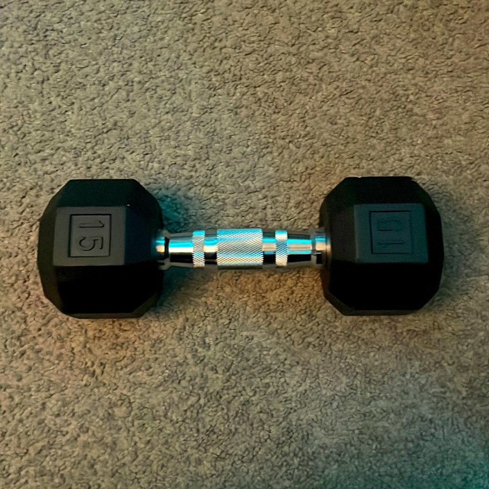 15lb dumbbell for gym
